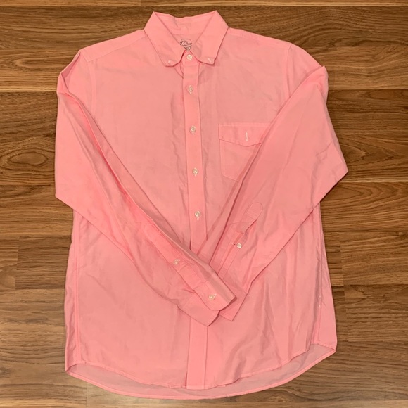 J.Crew Pink Casual L/S Button Down Shirt Sz Medium - Picture 2 of 5